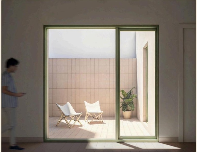 Patio interior vivienda Bajo