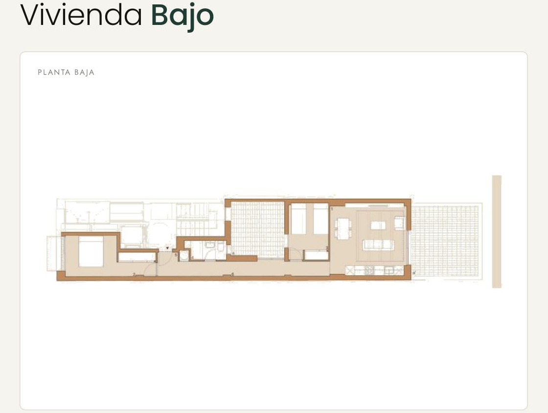 Plano vivienda Bajo